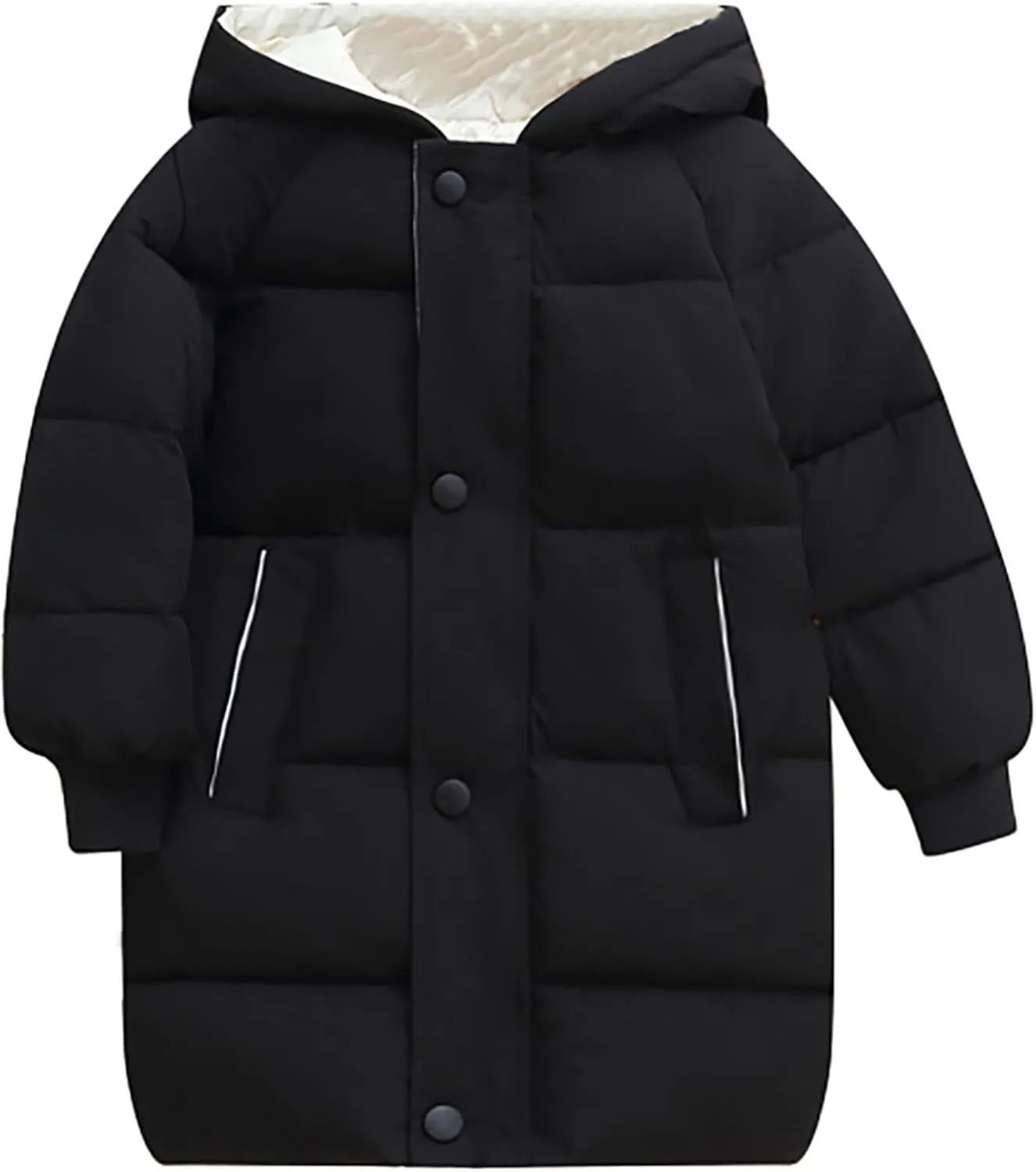 Girls Coat Small Children's Down Padded Jacket Long Cotton Padded Jacket Baby Children's Padded Big Girls Outerwear