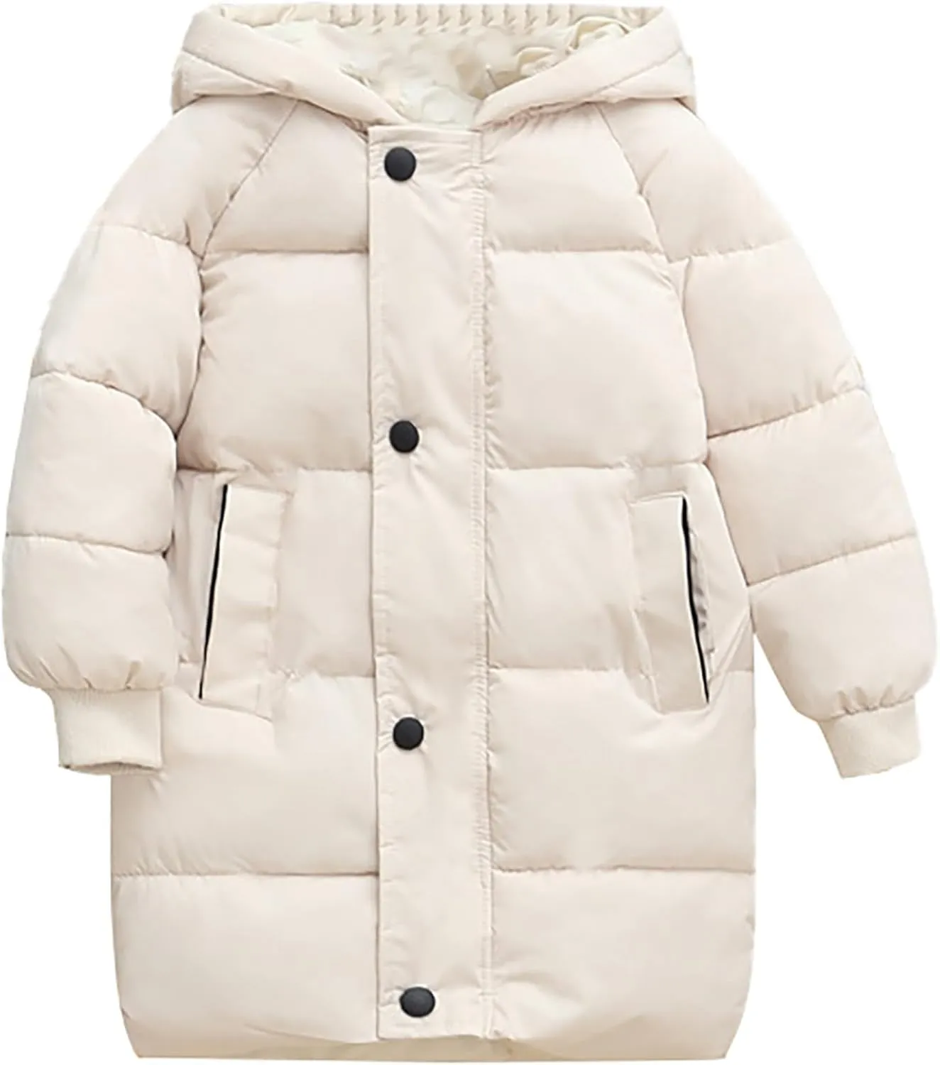 Girls Coat Small Children's Down Padded Jacket Long Cotton Padded Jacket Baby Children's Padded Big Girls Outerwear