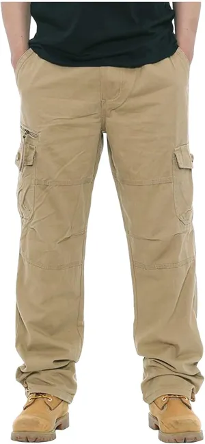 GOFULY Cargo Pants for Men Big and Tall Stretch Casual Sweatpants Pockets Big and Tall Pants Slim Fit Tactical Pants 2024