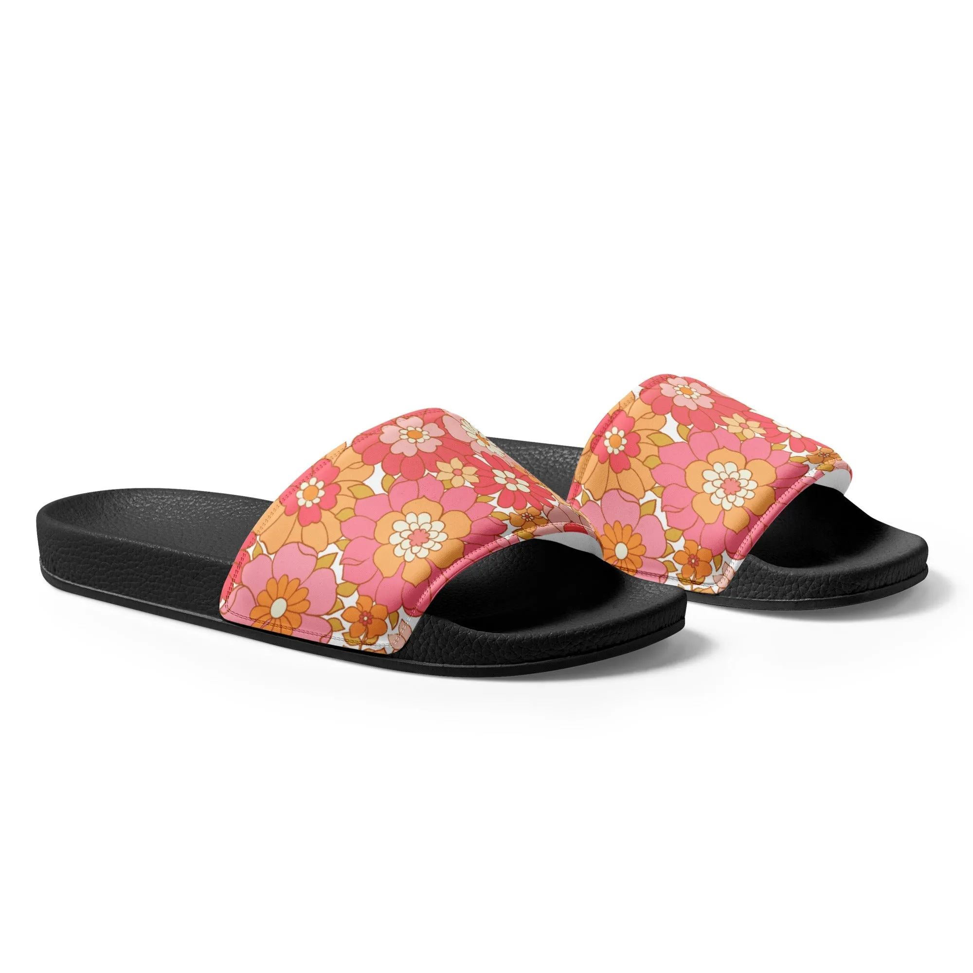 HAWAII WOMEN'S SLIDES - RETRO BLOOMS