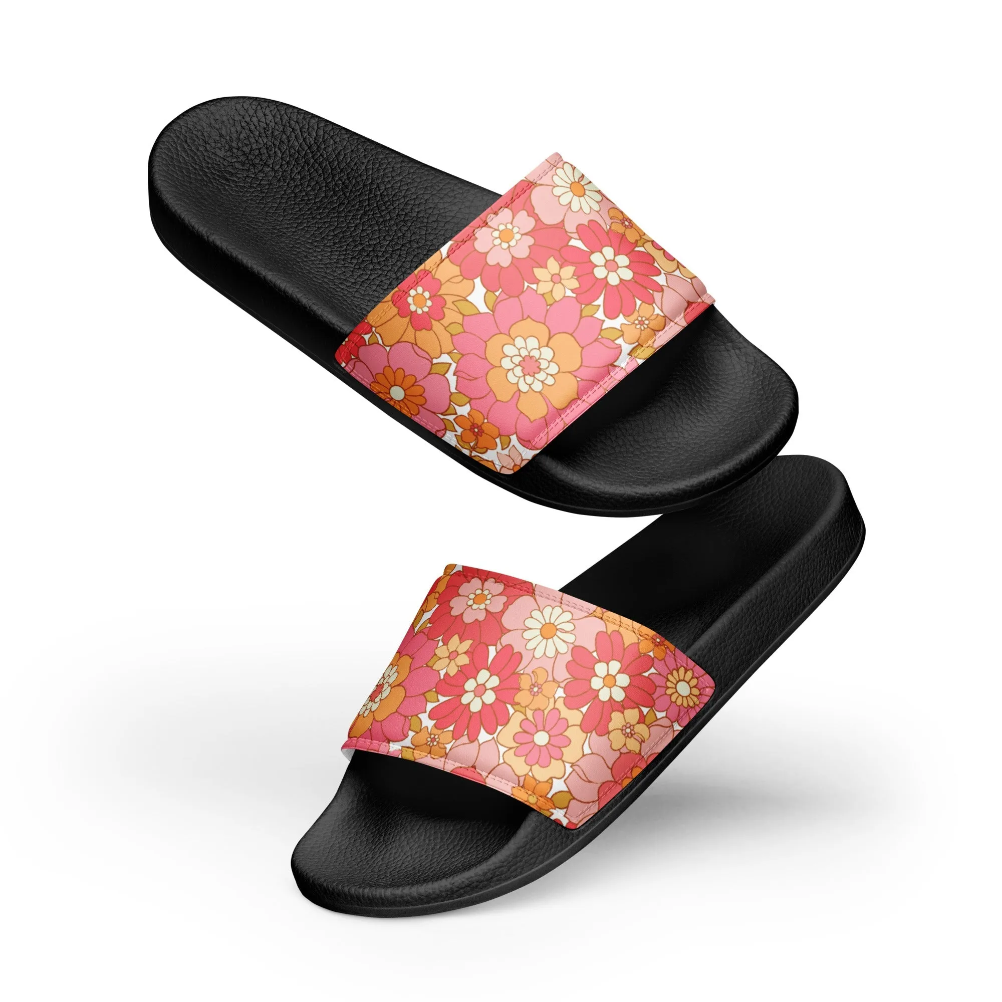 HAWAII WOMEN'S SLIDES - RETRO BLOOMS