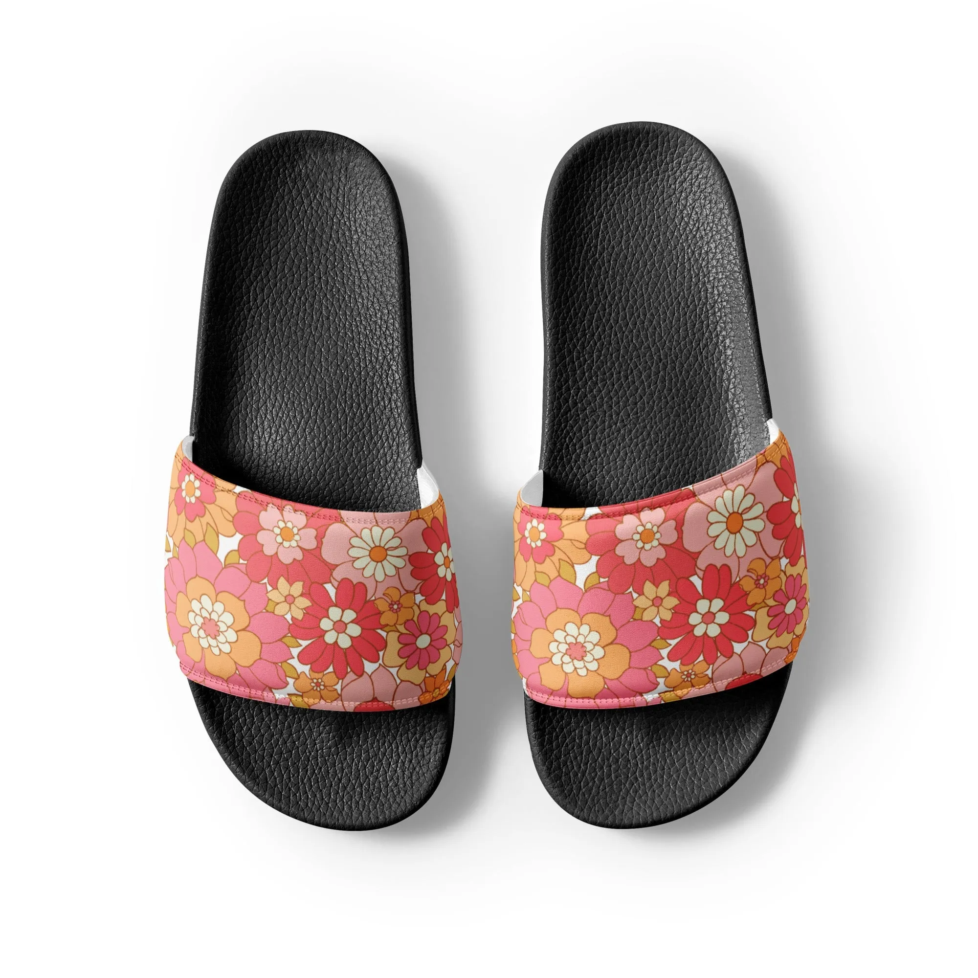 HAWAII WOMEN'S SLIDES - RETRO BLOOMS
