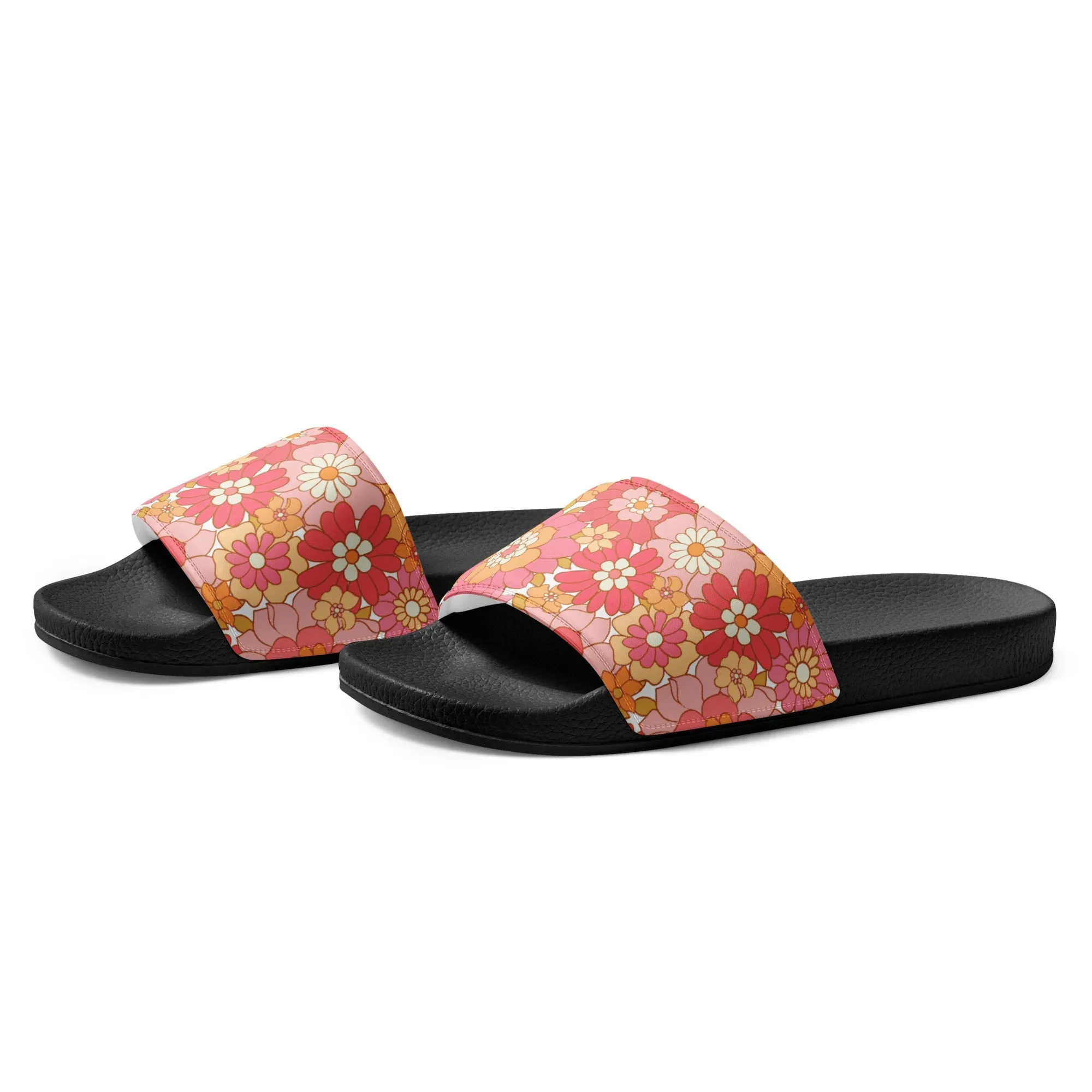 HAWAII WOMEN'S SLIDES - RETRO BLOOMS