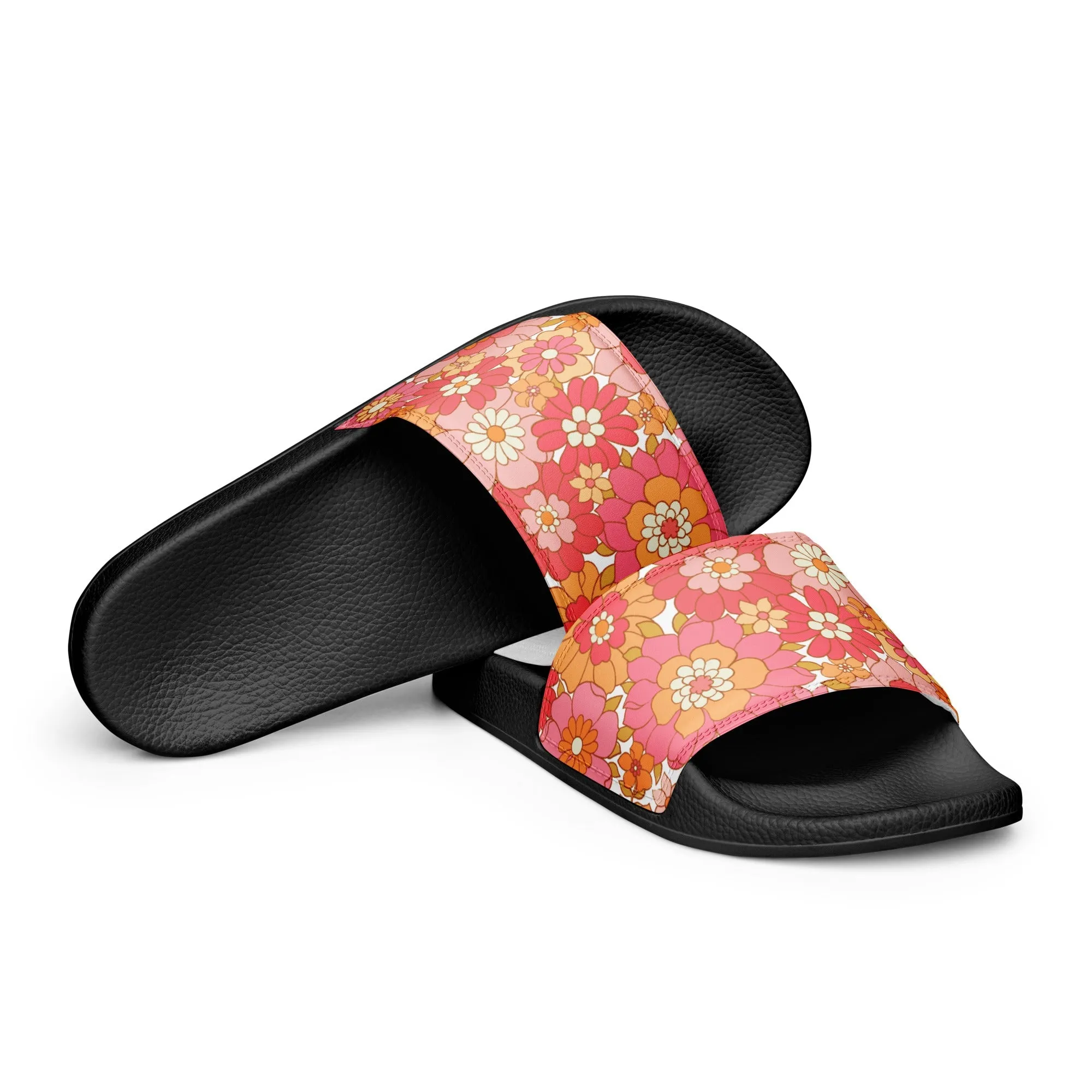 HAWAII WOMEN'S SLIDES - RETRO BLOOMS