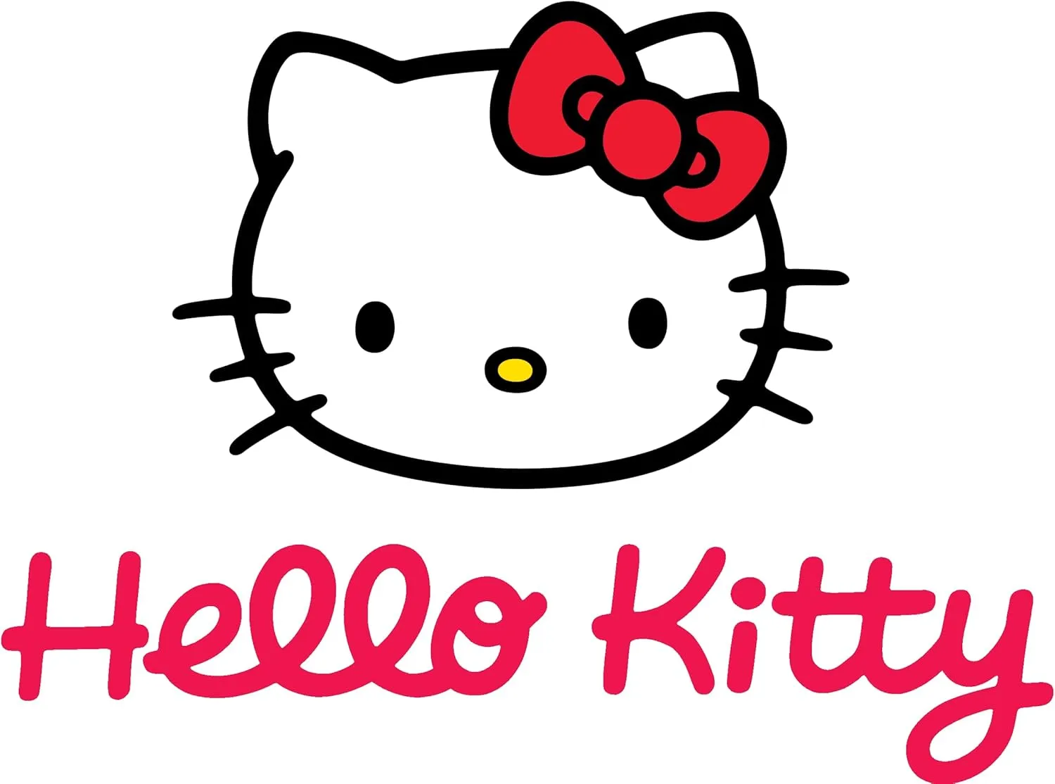 Hello Kitty Girls Skort Set - 2 Piece Graphic Crewneck Top and Short Skort Cute Outfit Set (Sizes: 2T-12)