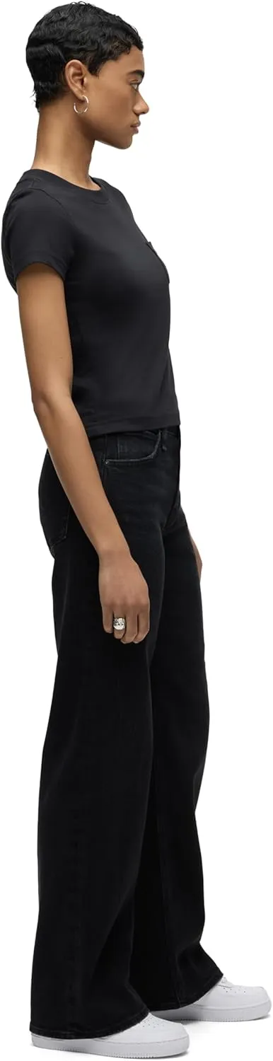 HUDSON Women's Rosie High-Rise Wide Leg Jean