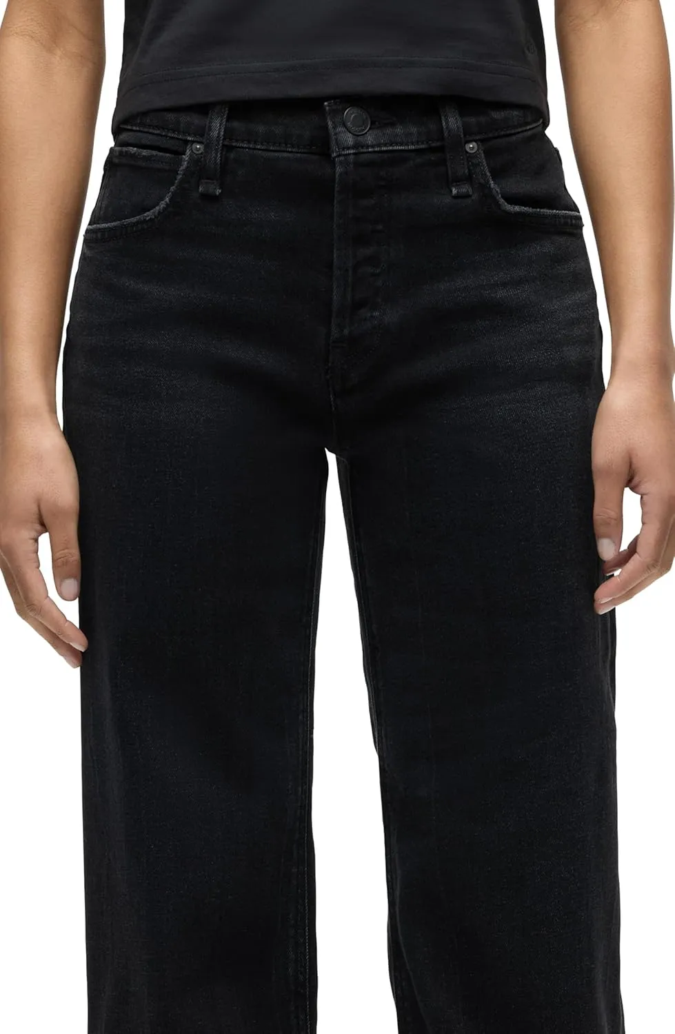 HUDSON Women's Rosie High-Rise Wide Leg Jean