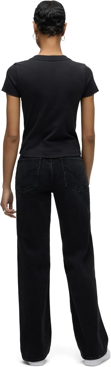 HUDSON Women's Rosie High-Rise Wide Leg Jean