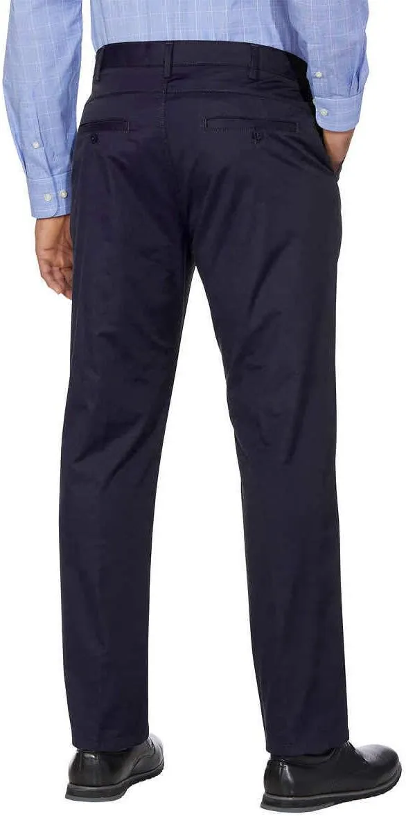 IZOD Men's Big & Tall Performance Stretch Flat Front Pant