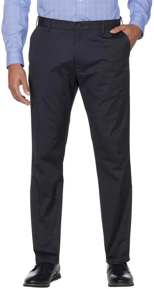 IZOD Men's Big & Tall Performance Stretch Flat Front Pant
