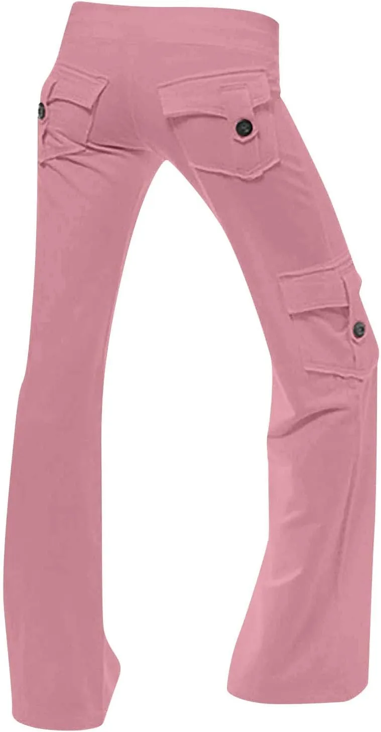 jsaierl Women Plus Size Straight Leg Capris Elastic Waist Lightweight Comfy Linen Capri Pants Summer Casual Tapered Pants