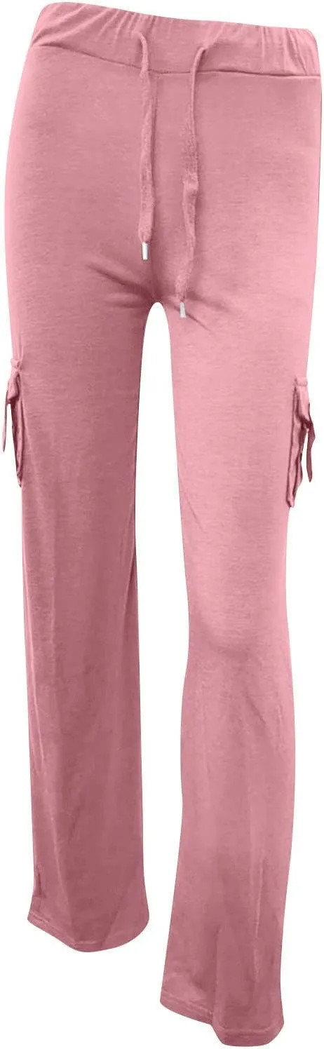 jsaierl Women Plus Size Straight Leg Capris Elastic Waist Lightweight Comfy Linen Capri Pants Summer Casual Tapered Pants