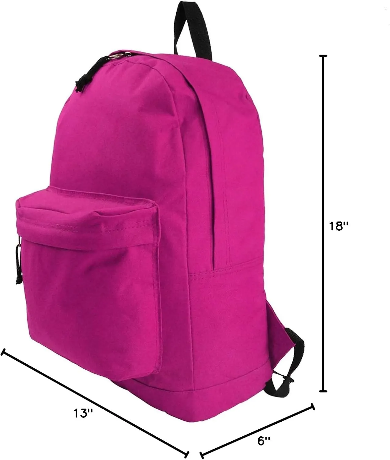 K-Cliffs Classic Bookbag Basic Backpack School Bookbag Student Simple Emergency Survival Daypack