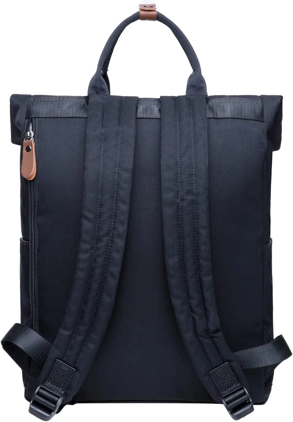 KAUKKO Stylish Oxford Fabric Backpack Travel Rucksack lightweight Hiking Bag Satchel (47black)