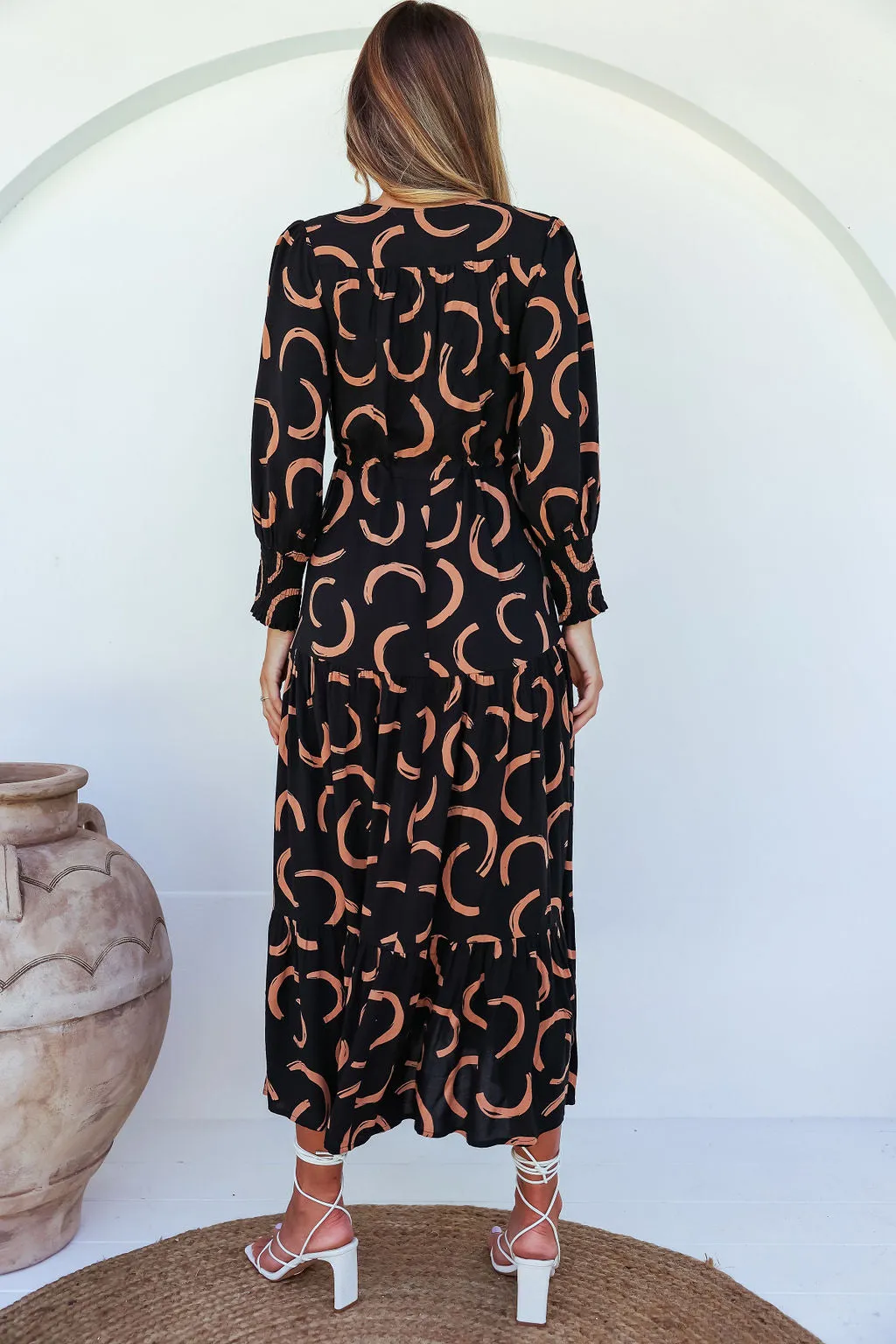 Lacey Boho Maxi -Black