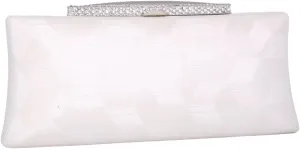 Ladies Evening Clutch Bag Simple Party Purse Diamond Beaded Shoulder Bag