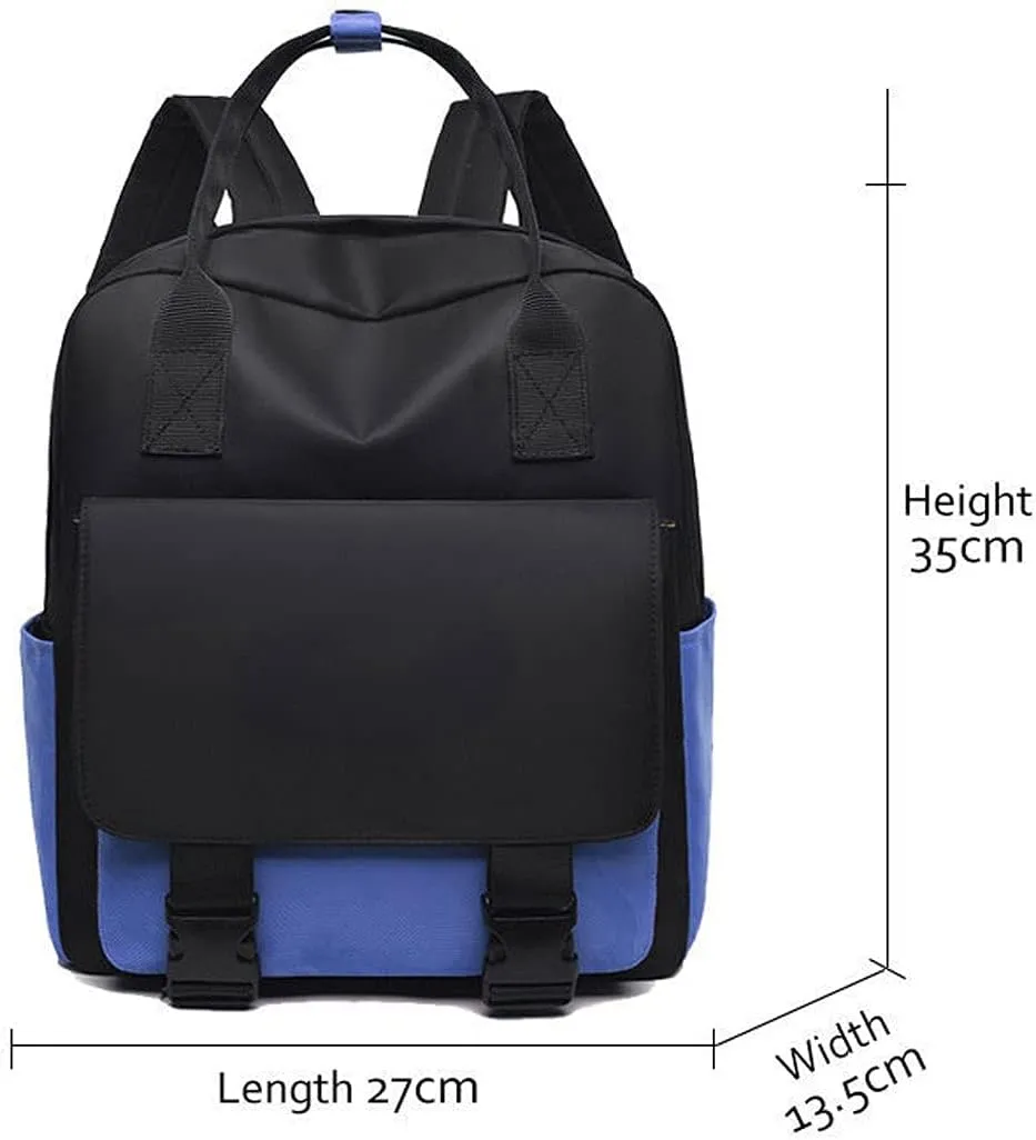 Ladies Large Capacity Textbook Laptop Computer Backpack Simple Design Multifunctional Organizer Bag (Yellow)