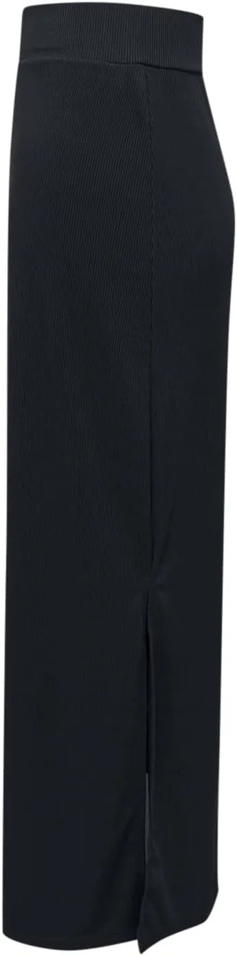 Ladies Skorts Skirt for Women Ribbed Wrap Slit Pencil Criss Cross Basic Maxi Long Skorts 2025 Regular Fit