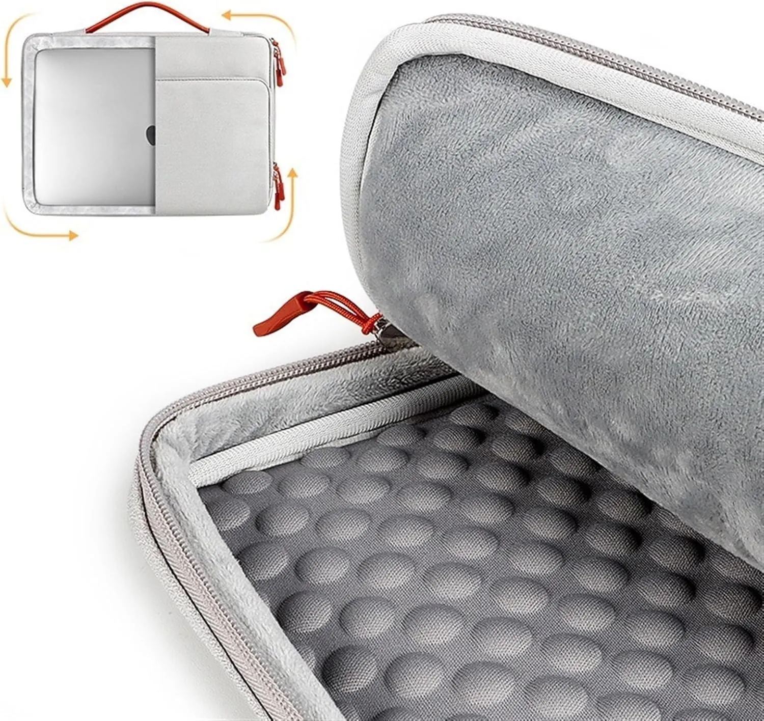 Laptop handbags male and female waterproof large capacity simple design briefcase shockproof bag