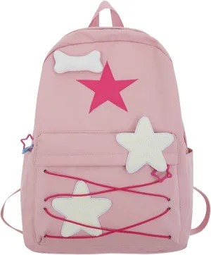 Large Capacity School Bag Japanese Backpack for Women Unique Aesthetic College Bag Casual Laptop Daypack