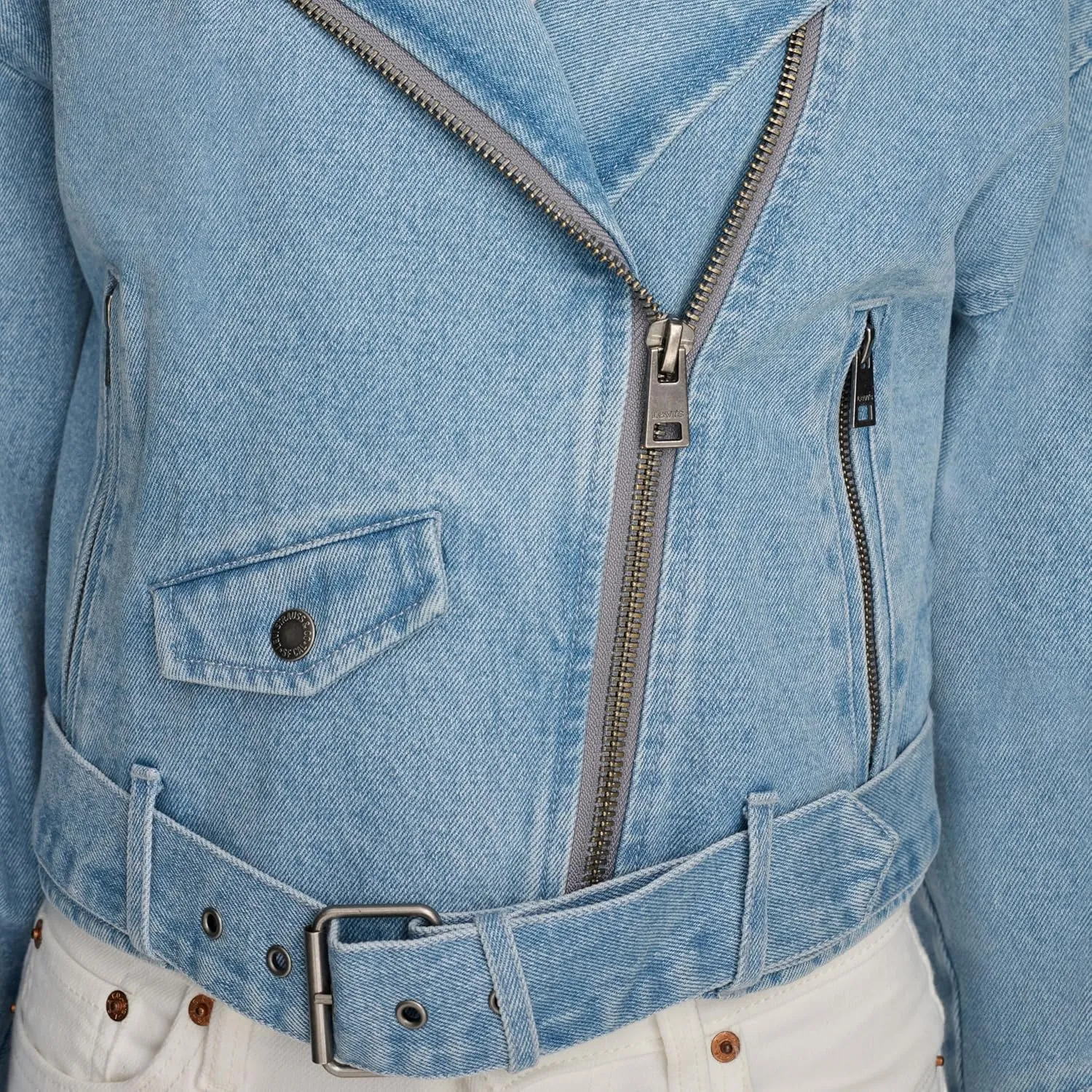 Levi's Women's Cropped Denim Moto
