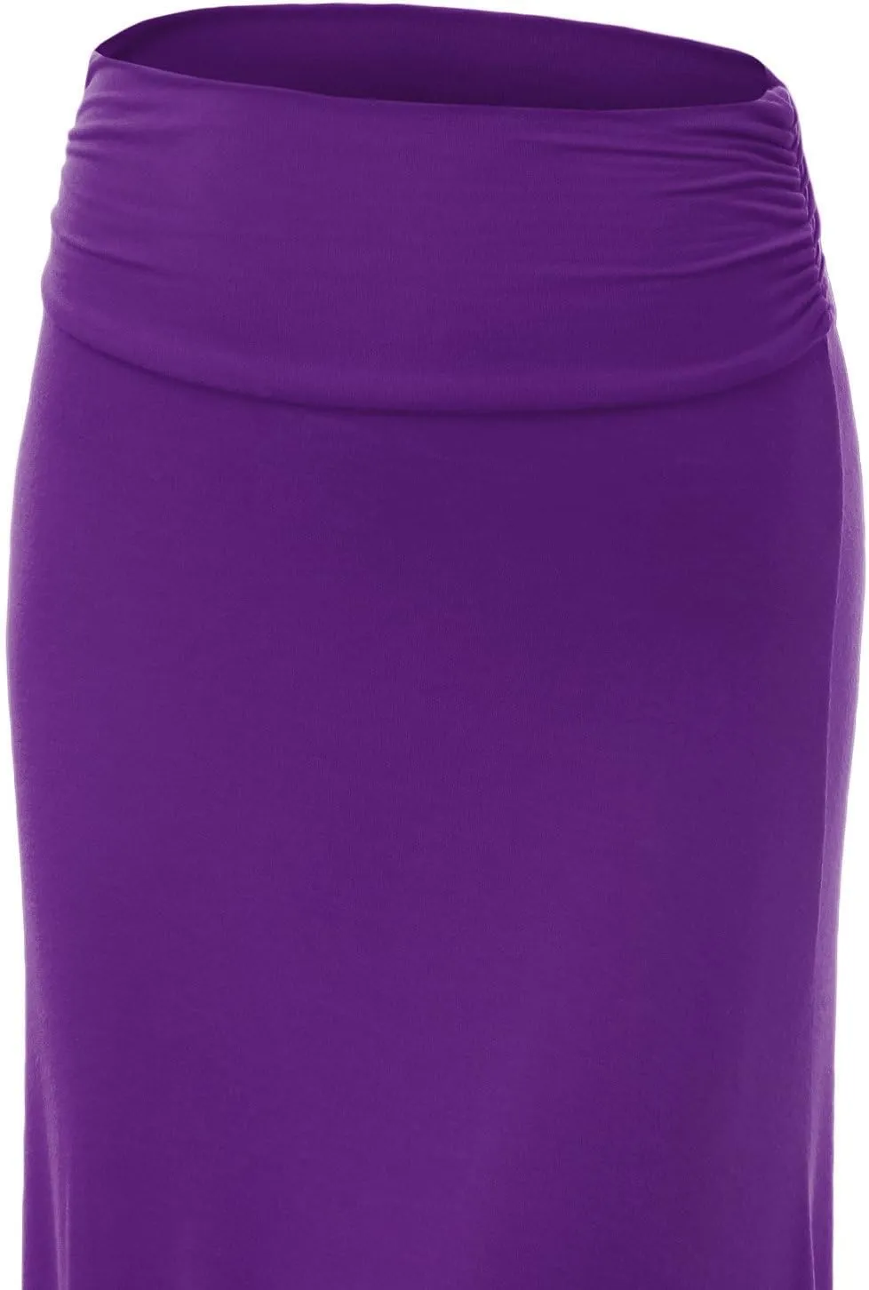 Lock and Love Women's Stylish Comfy Floor Length Flar Long Maxi Skirt