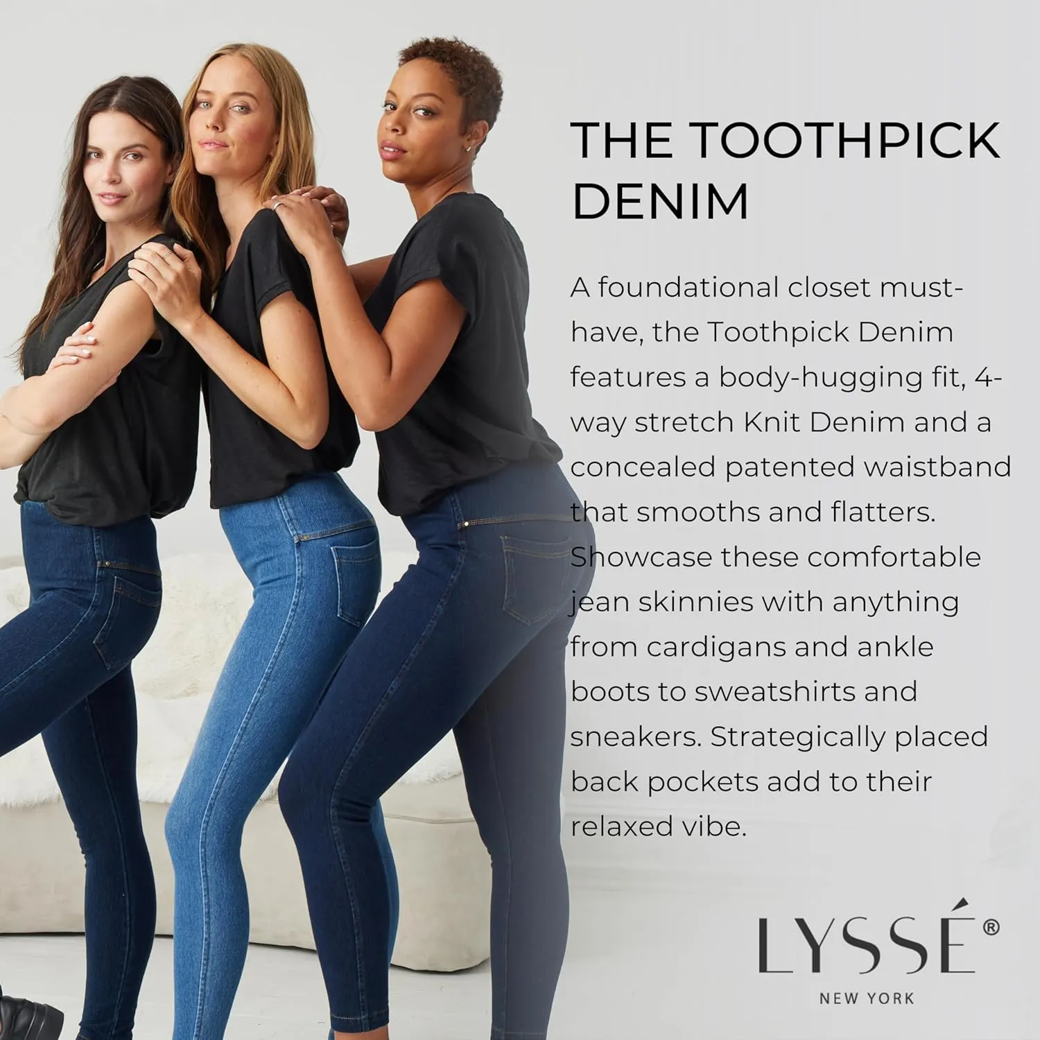 Lyss Women's Toothpick Denim Legging