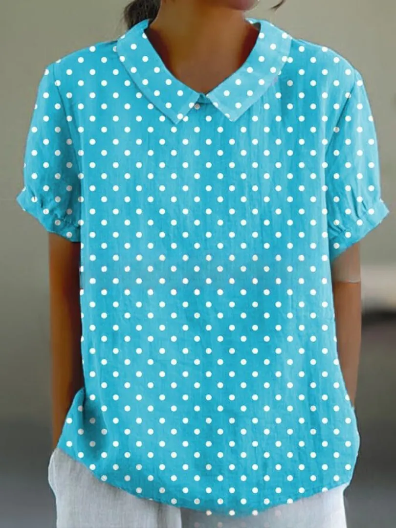 MARLENE  Vintage Print Shirt