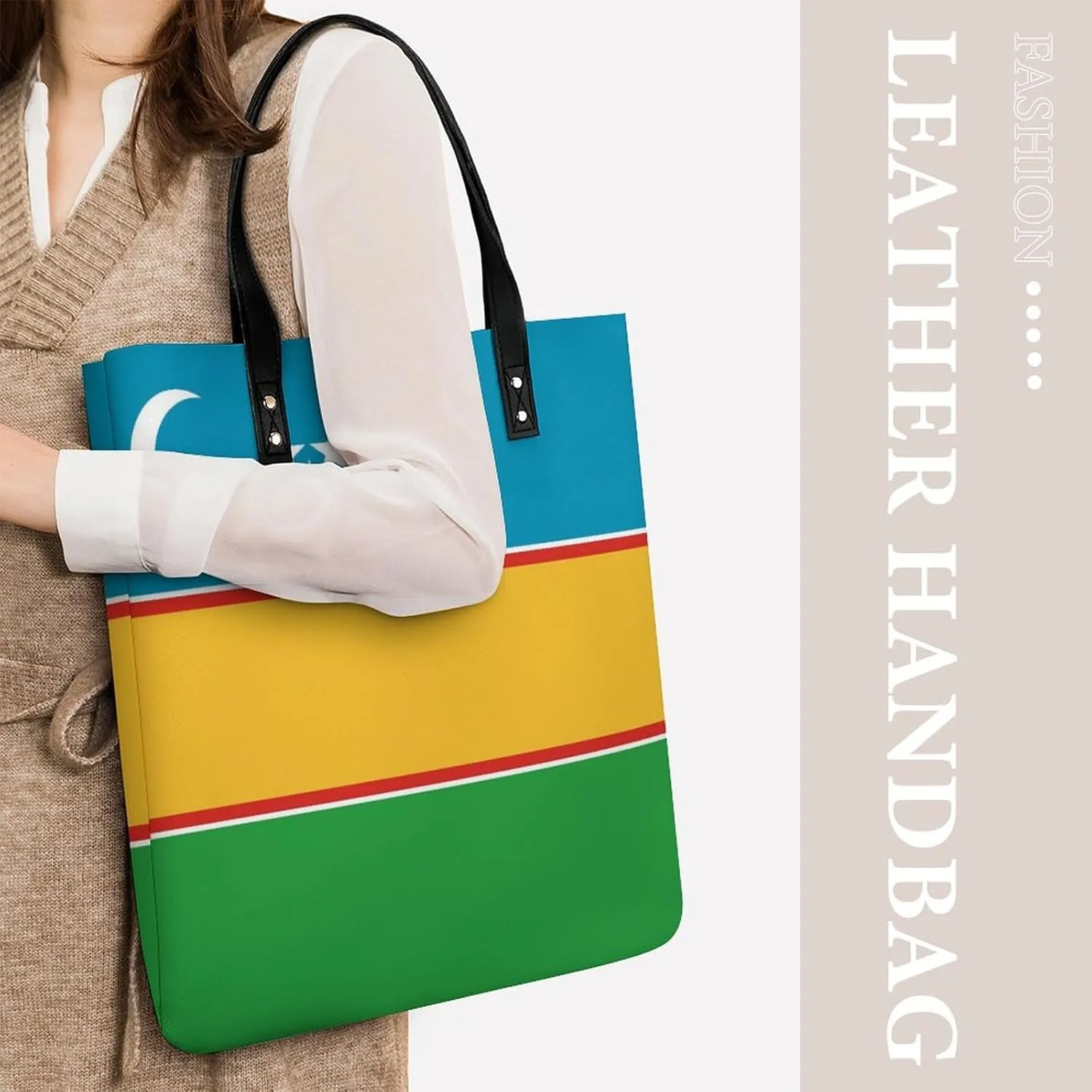 Marshall Lslands Flag Women's Leather Hobo Handbag Stylish Tote for Everyday Essentials