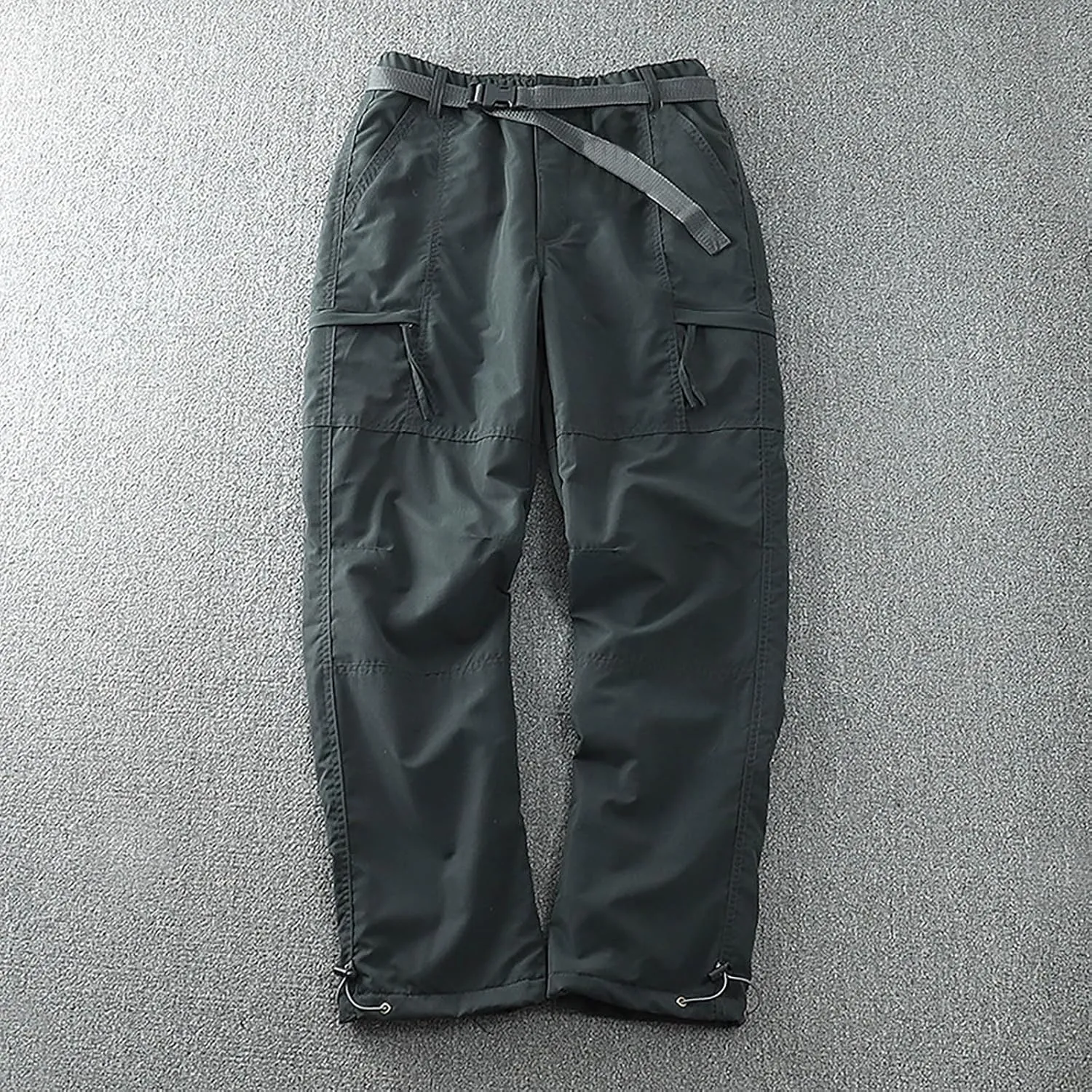 Mens Cargo Pants Elastic Waist Men's Wild Cargo Pants Casual Joggers Sweatpants Outdoor Waterproof Hiking Work Pants