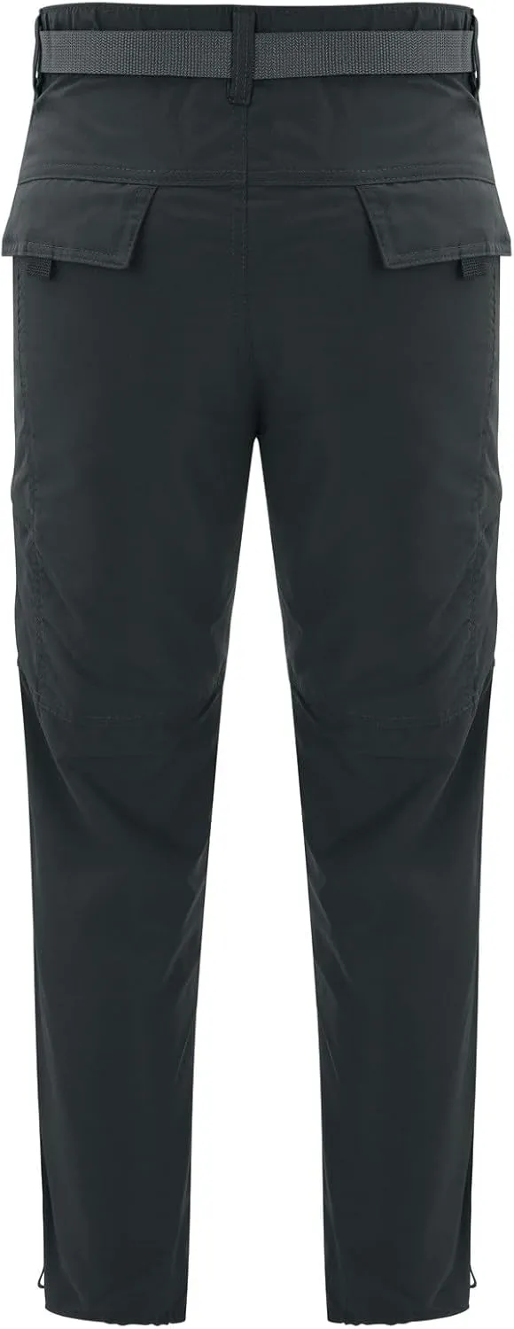 Mens Cargo Pants Elastic Waist Men's Wild Cargo Pants Casual Joggers Sweatpants Outdoor Waterproof Hiking Work Pants