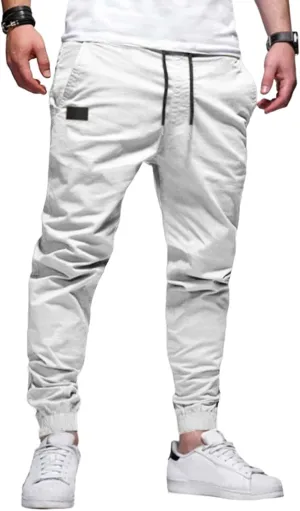 Men's Joggers Sweatpants Slim Fit Jogger Pants Drawstring Gym Running Workout Pant with Pockets