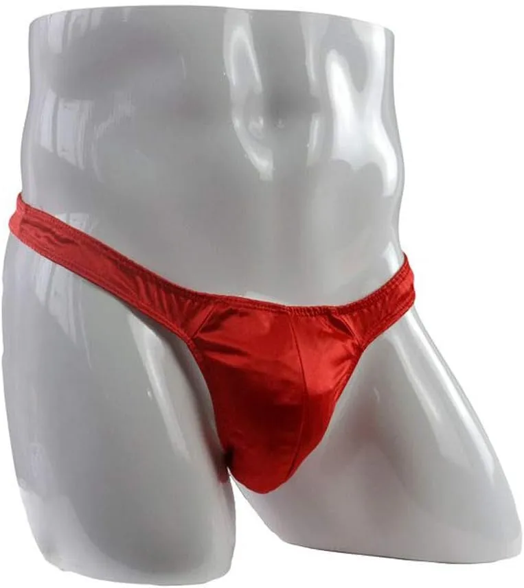 Mens Low Rise Slim Bikini Briefs Imitation Leather Lingerie Light Weight Underwear Thongs Solid Sexy Underpants