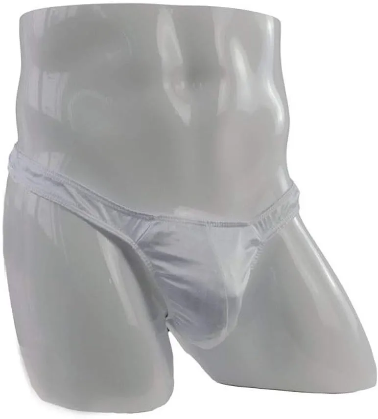 Mens Low Rise Slim Bikini Briefs Imitation Leather Lingerie Light Weight Underwear Thongs Solid Sexy Underpants