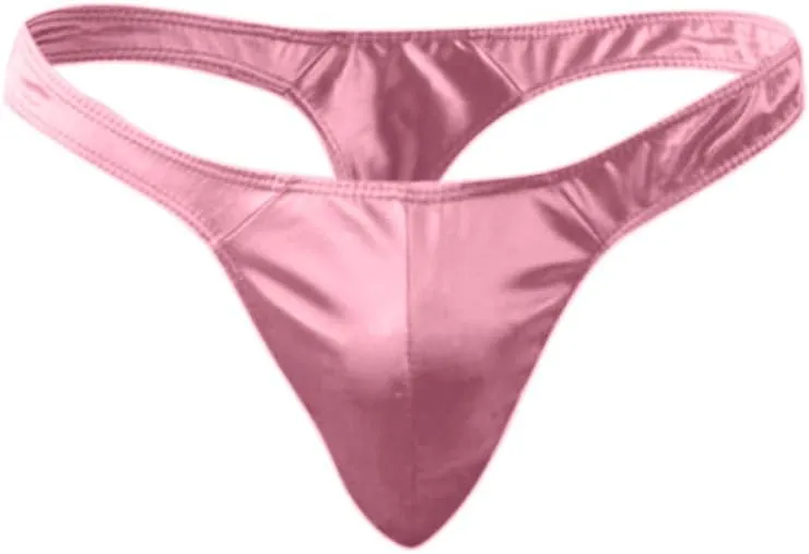 Mens Low Rise Slim Bikini Briefs Imitation Leather Lingerie Light Weight Underwear Thongs Solid Sexy Underpants