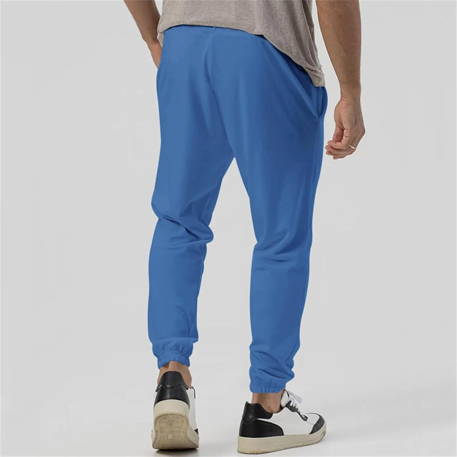 Men's Outdoor Pants Elastic Waist Water-Resistant Quick-Dry for Hiking Golf High Waisted Modal Joggers for Running