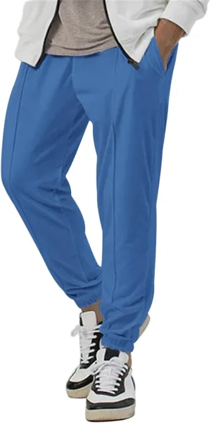 Men's Outdoor Pants Elastic Waist Water-Resistant Quick-Dry for Hiking Golf High Waisted Modal Joggers for Running