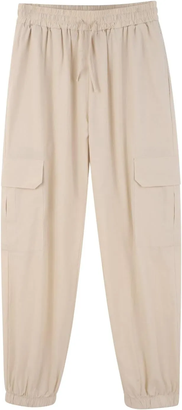 Mens Pants Cargo Joggers Casual Loose Straight Sweatpants Outdoor Lightweight Work Hiking Pants Jogger Tousers