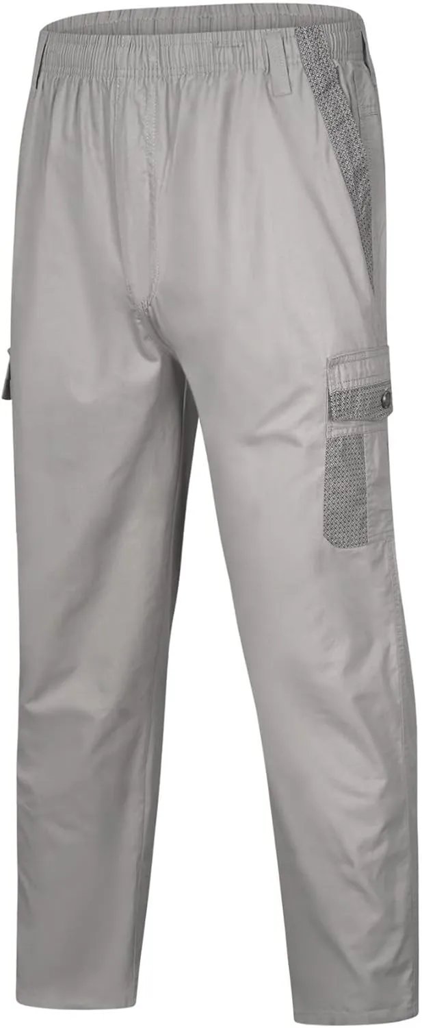 Mens Tactical Pants Stretch Flex Men's Wild Cargo Pants Casual Joggers Sweatpants Outdoor Waterproof Hiking Work Pants