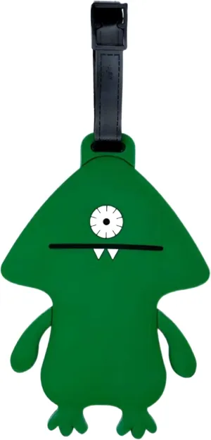 Monster Silicone Luggage Tag  Quirky ID Label for Suitcases, Backpacks & Travel Bags  Fun Travel Accessory for Teens & Adults