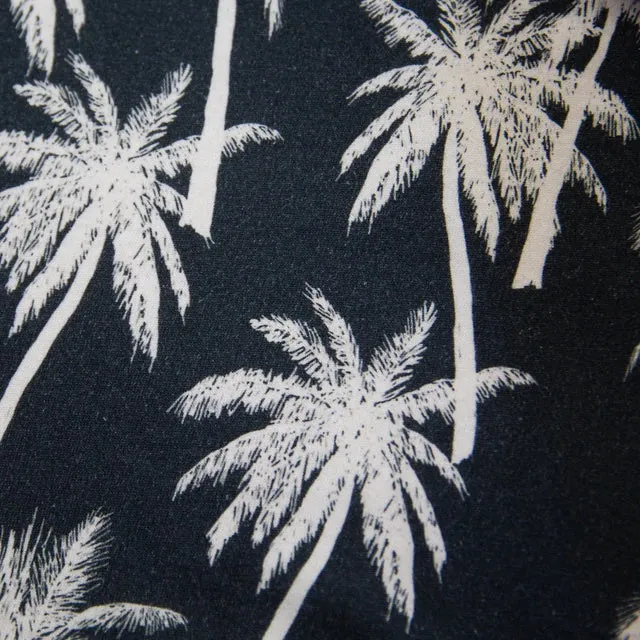 Moraine Reverse Print Tee (Black Palm)