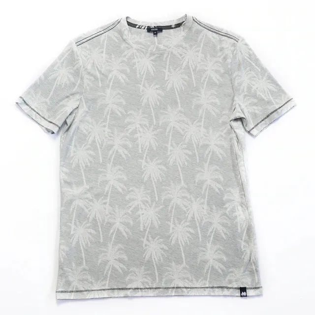 Moraine Reverse Print Tee (Black Palm)