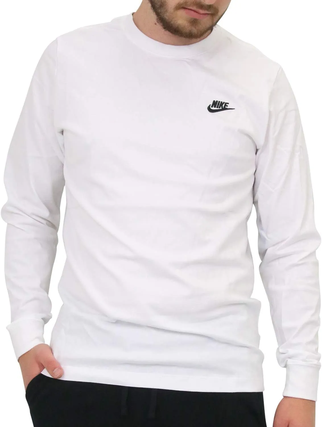 Nike Men's Sportswear Club Long-Sleeve T-Shirt
