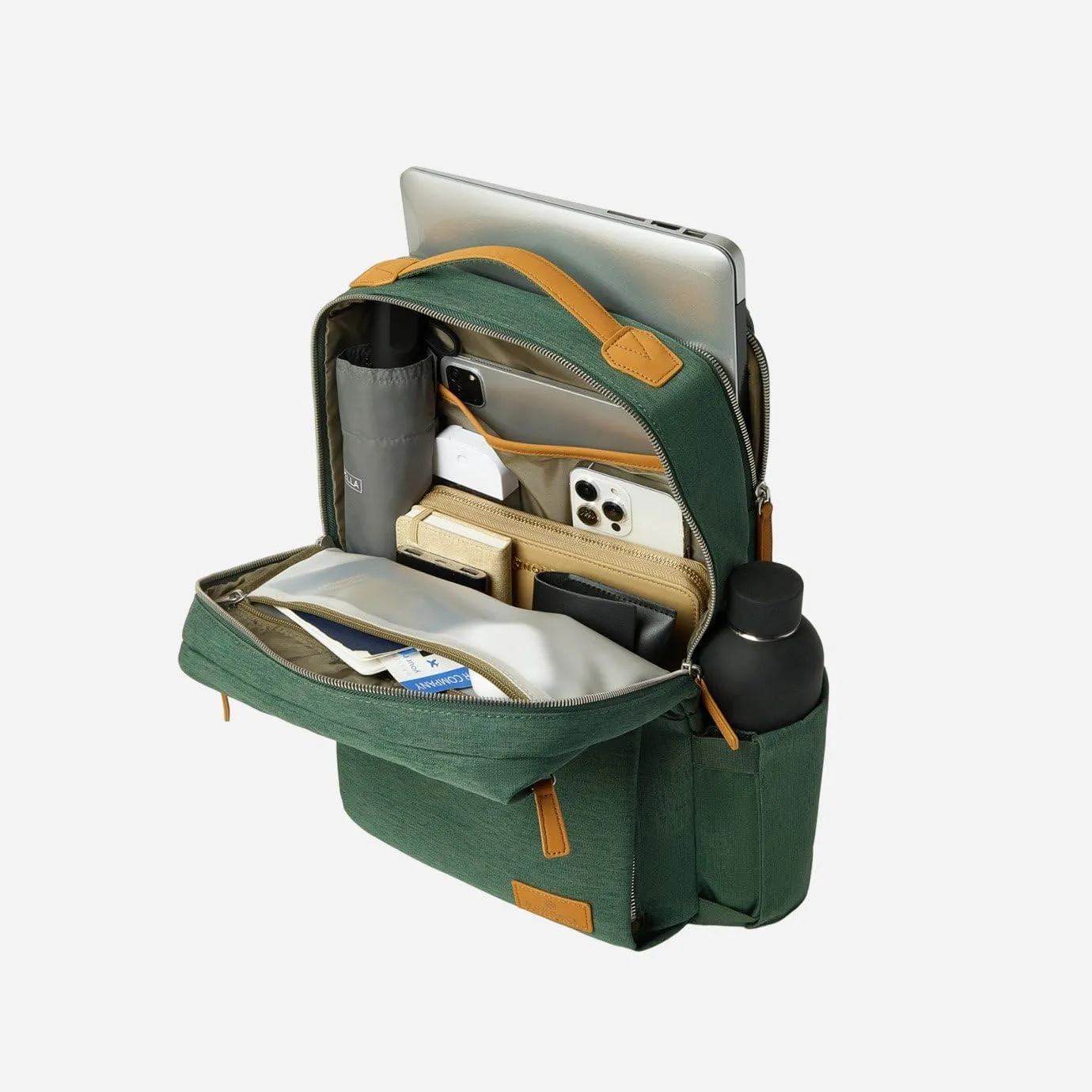 Nordace Siena Pro 13 Smart Backpack - 13.3" Laptop Backpack, 15L Daily Backpack for Travel, Everyday, or Work (Green)