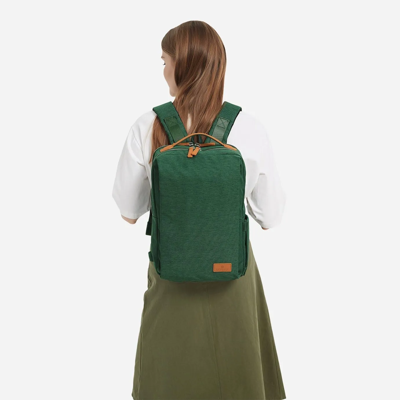 Nordace Siena Pro 13 Smart Backpack - 13.3" Laptop Backpack, 15L Daily Backpack for Travel, Everyday, or Work (Green)