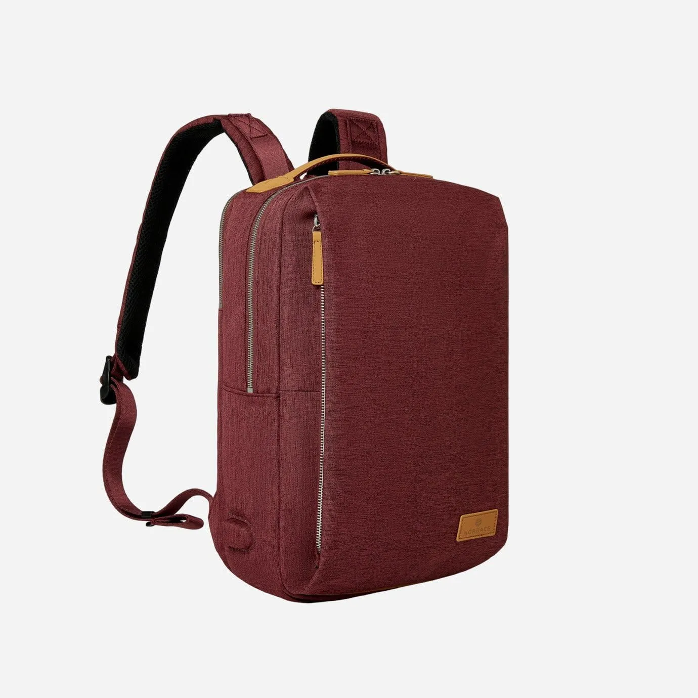 Nordace Siena Pro 13 Smart Backpack - 13.3" Laptop Backpack, 15L Daily Backpack for Travel, Everyday, or Work (Red)