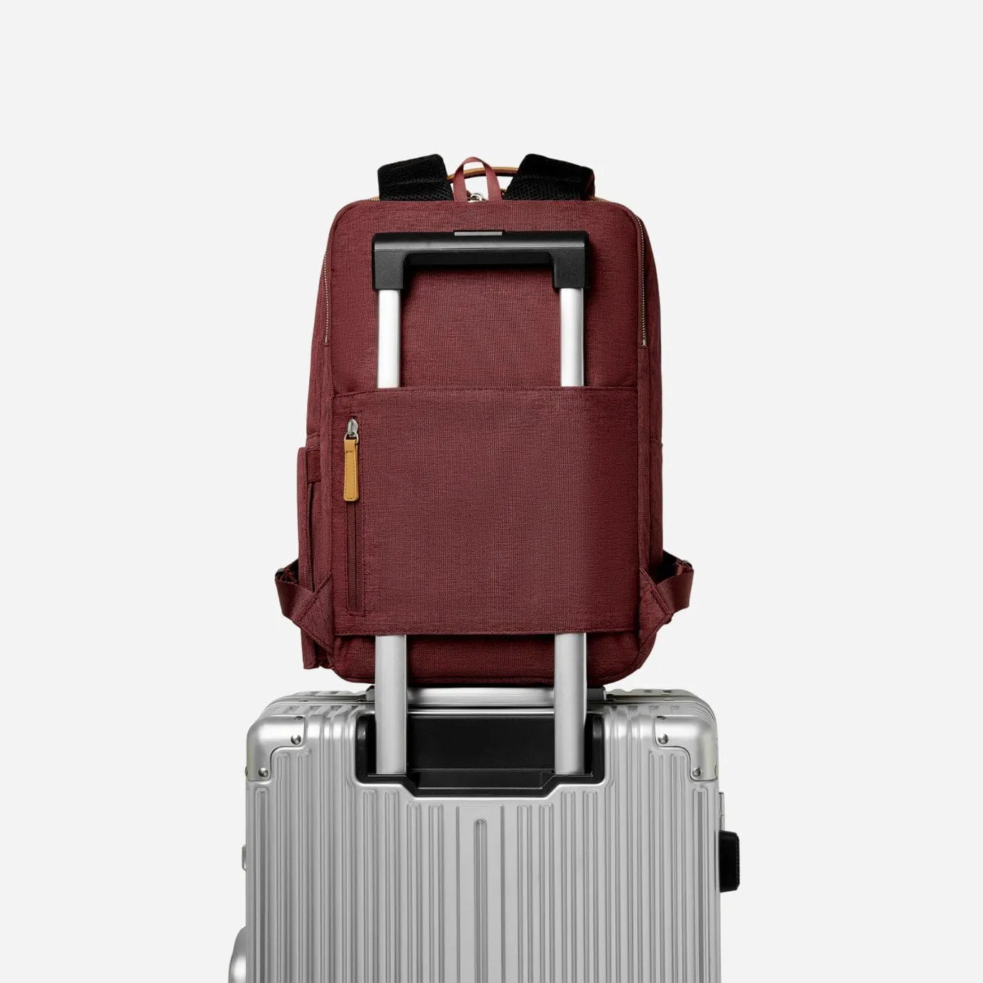 Nordace Siena Pro 13 Smart Backpack - 13.3" Laptop Backpack, 15L Daily Backpack for Travel, Everyday, or Work (Red)