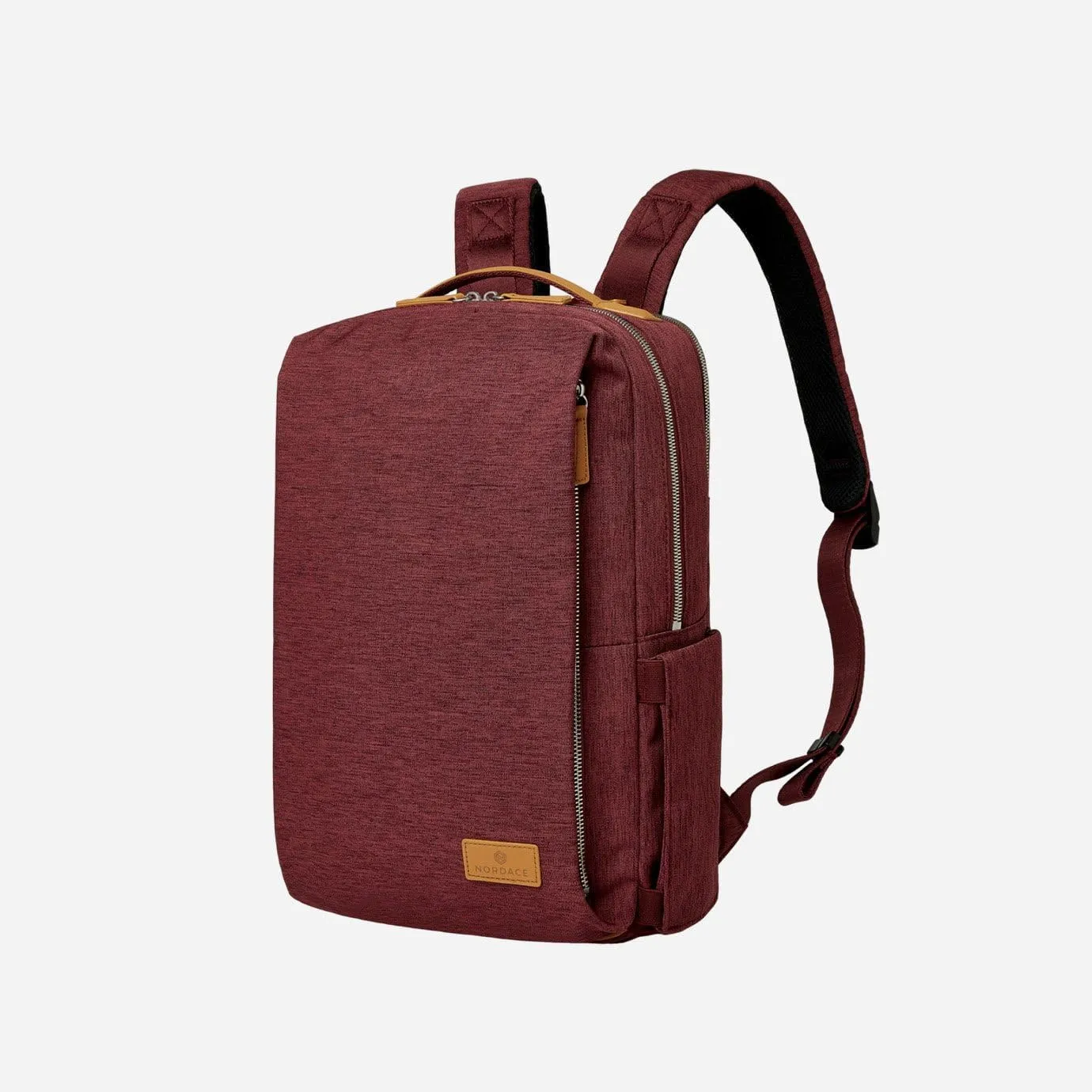 Nordace Siena Pro 13 Smart Backpack - 13.3" Laptop Backpack, 15L Daily Backpack for Travel, Everyday, or Work (Red)