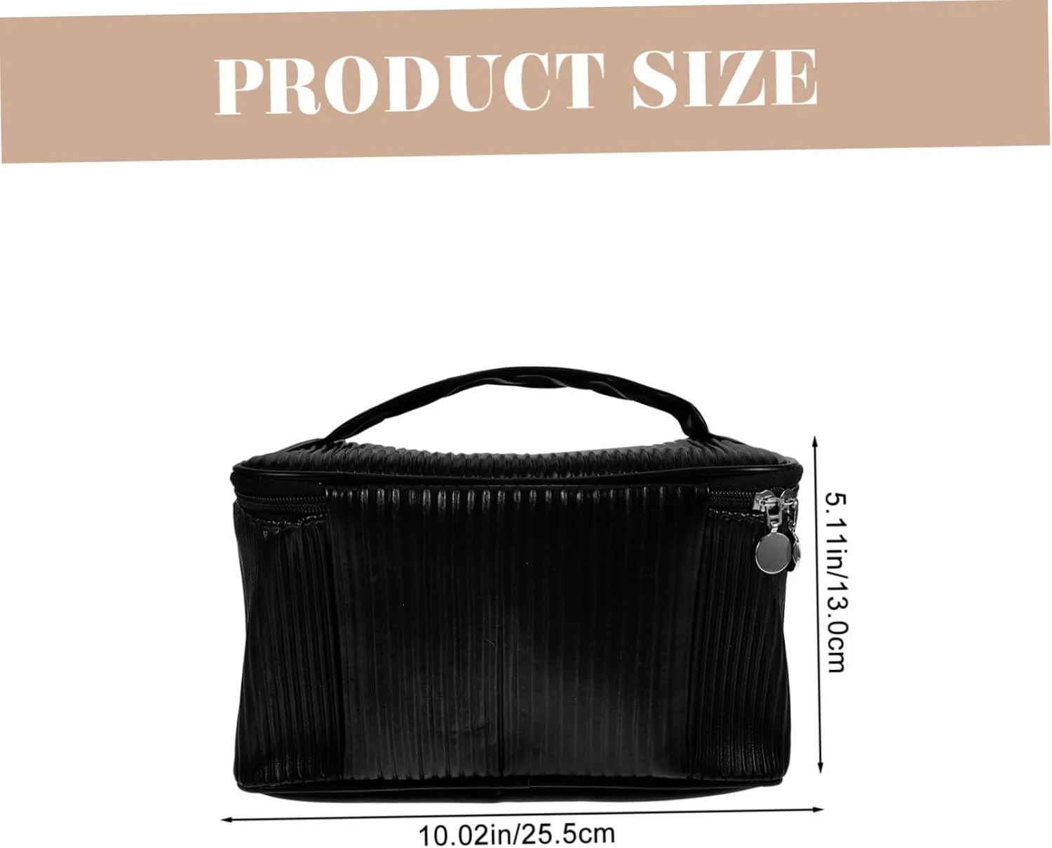 PartyKindom Makeup Pouch Bag for Women Travel Toiletry Bag for Women Stylish Organizer