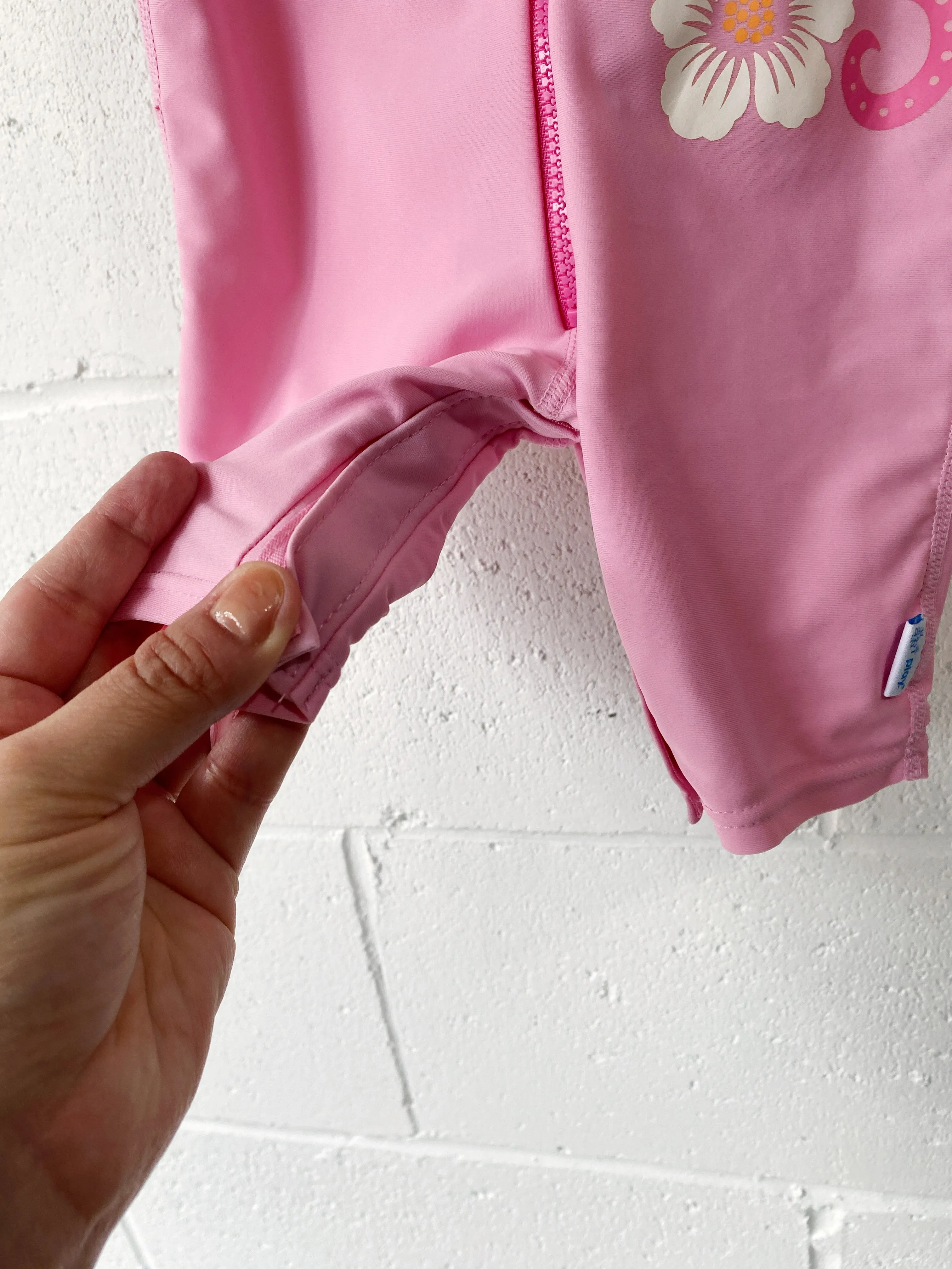 Pink Seahorse One Piece Swimsuit, 6 months